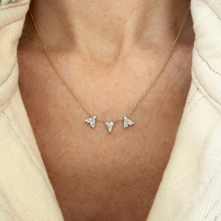 Multi Alphabet Diamond Necklace