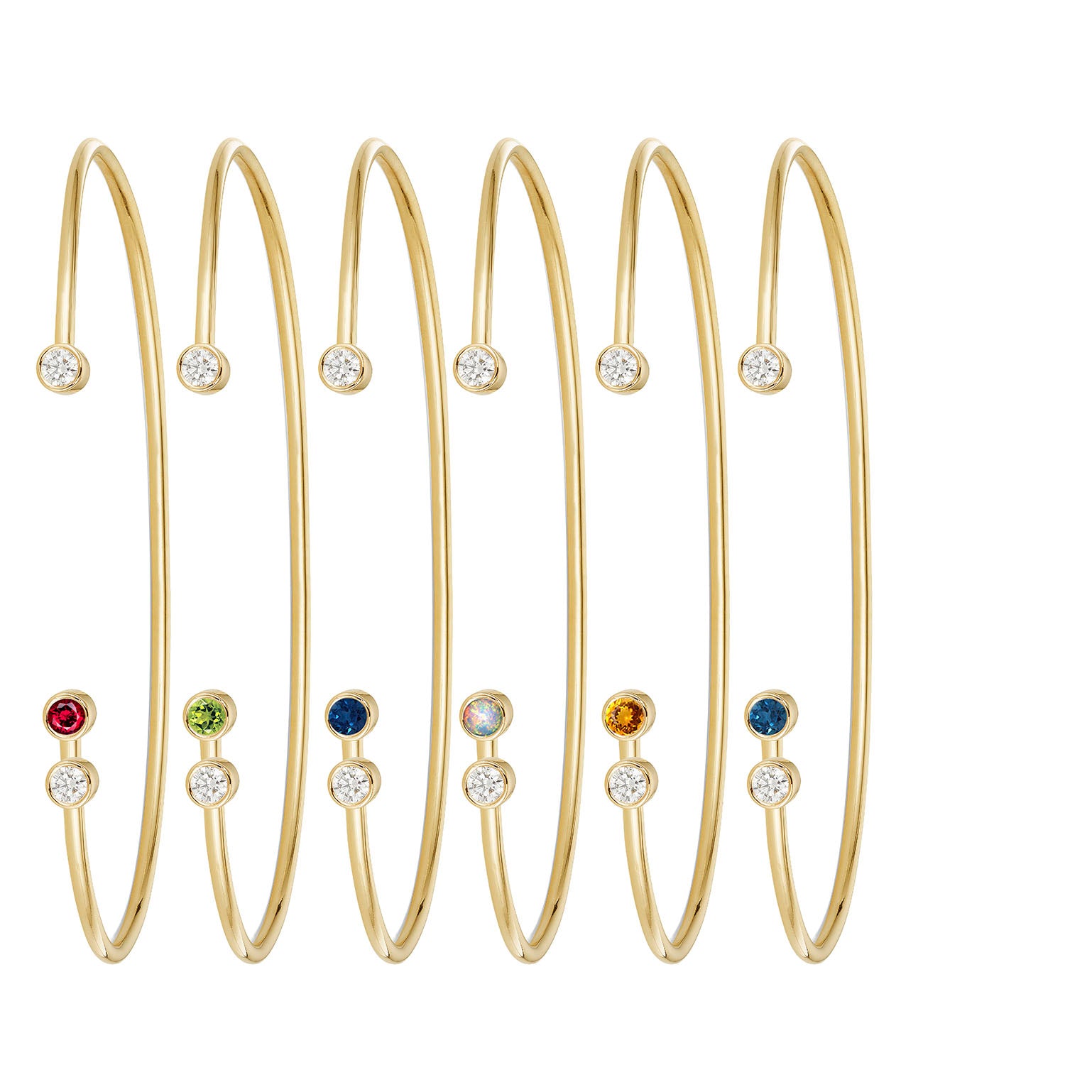 Galaxy Birthstone Cuff