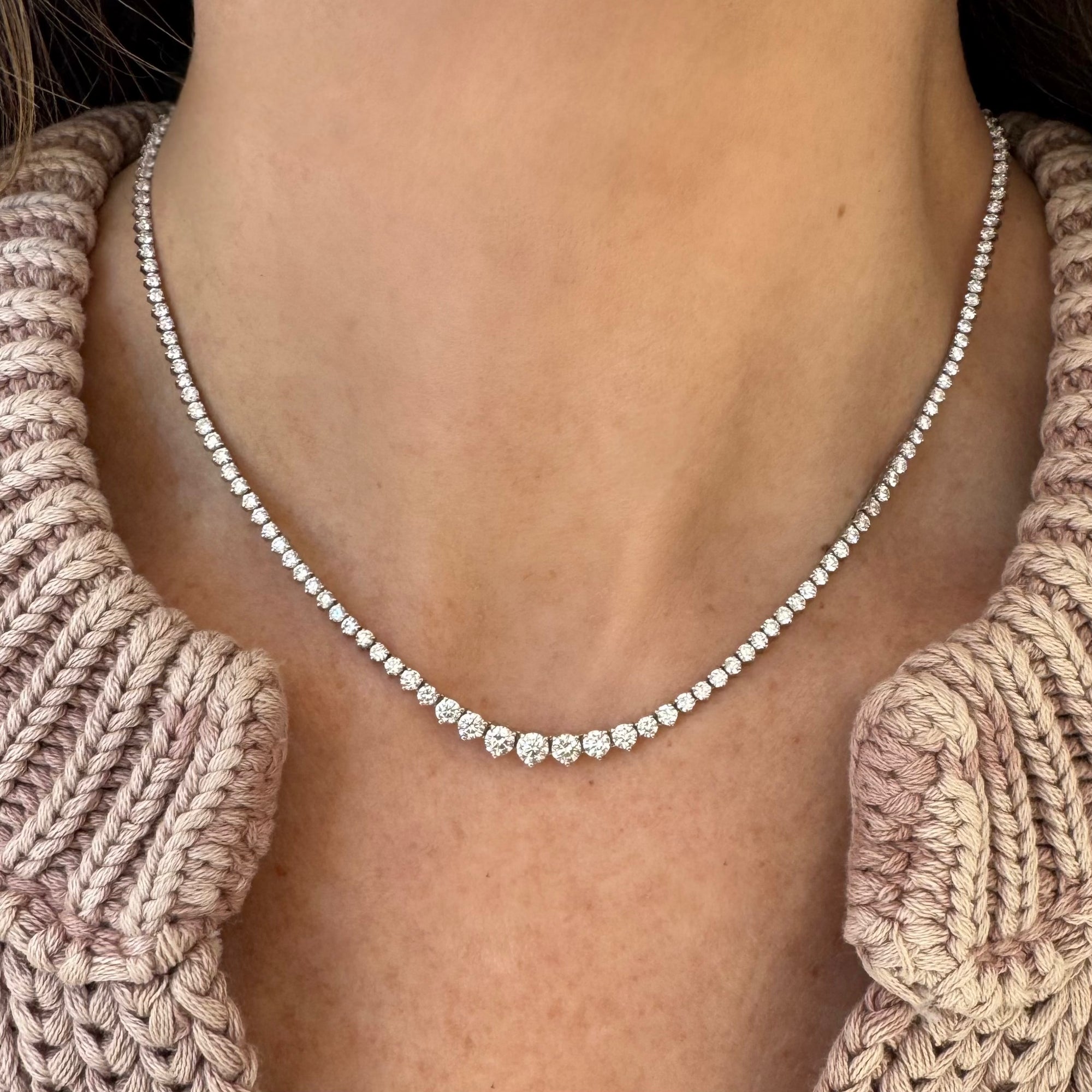 Diamond Energy Graduated Necklace