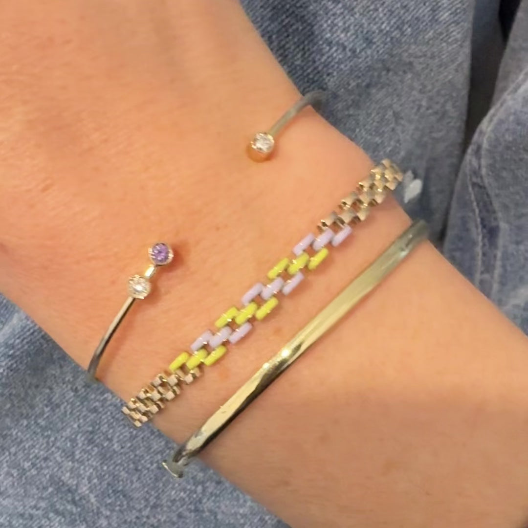 Galaxy Birthstone Cuff