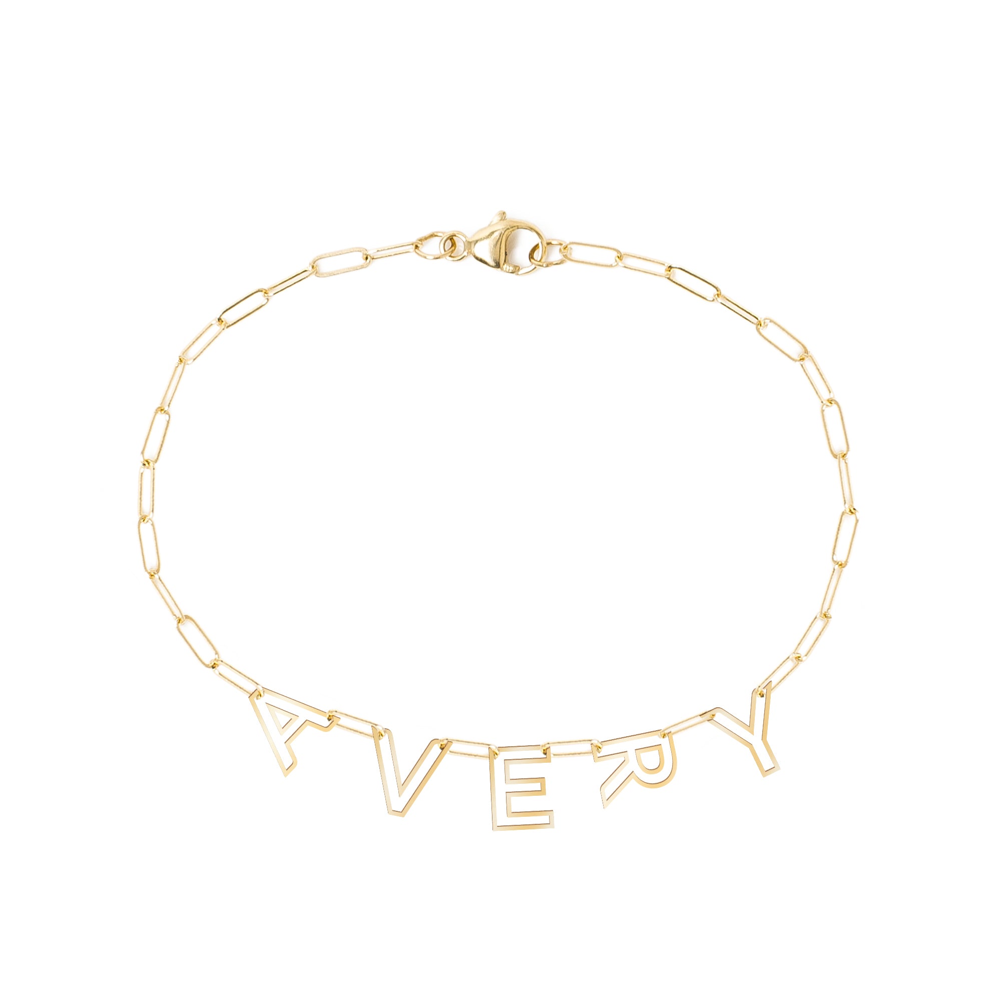 Chain Letter Bracelet