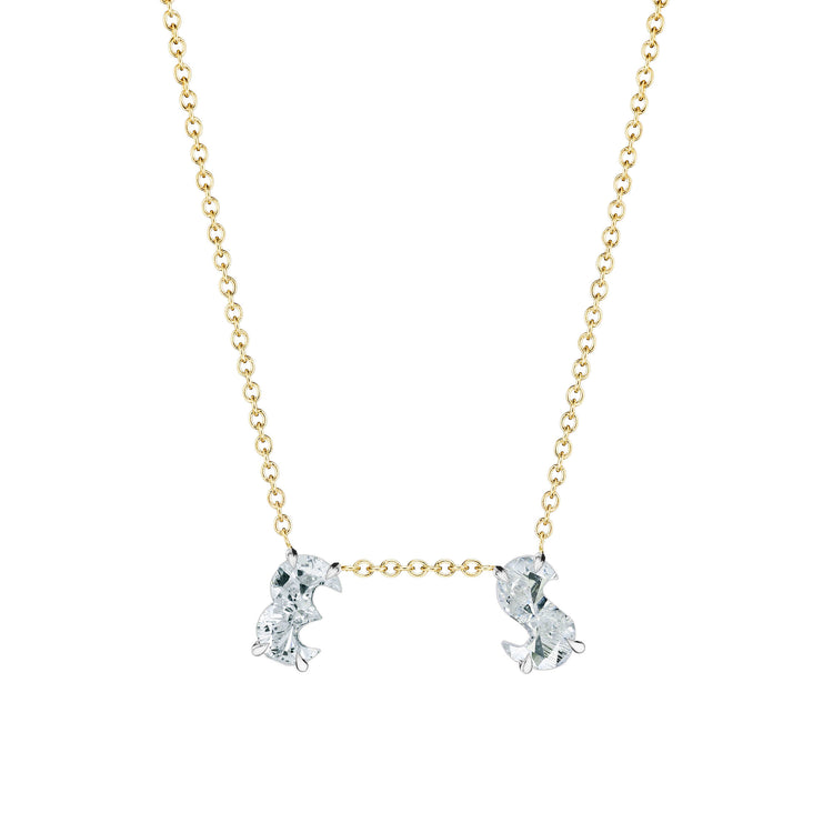 Multi Alphabet Diamond Necklace