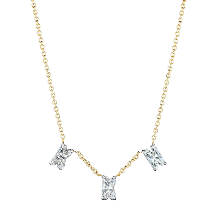 Multi Alphabet Diamond Necklace