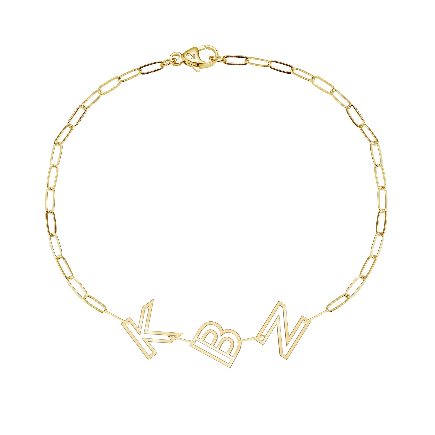 Chain Letter Bracelet