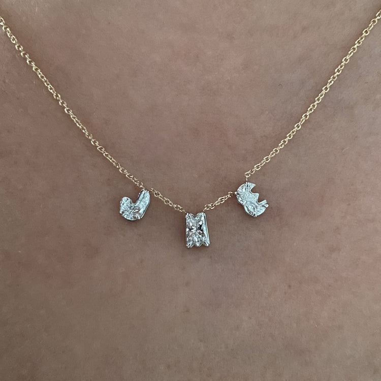 Multi Alphabet Diamond Necklace