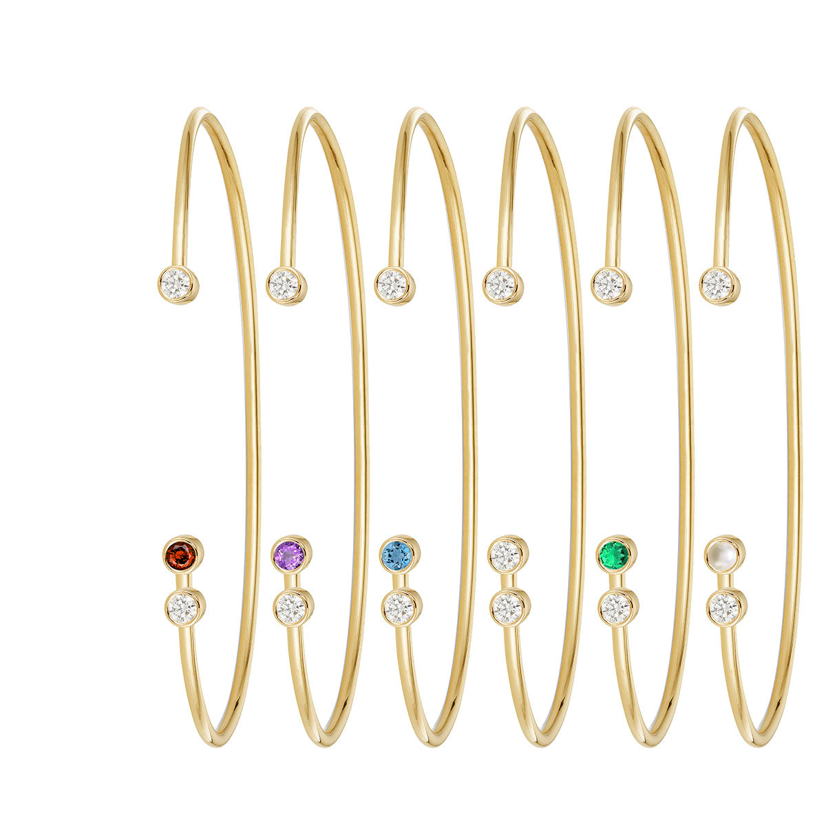 Galaxy Birthstone Cuff