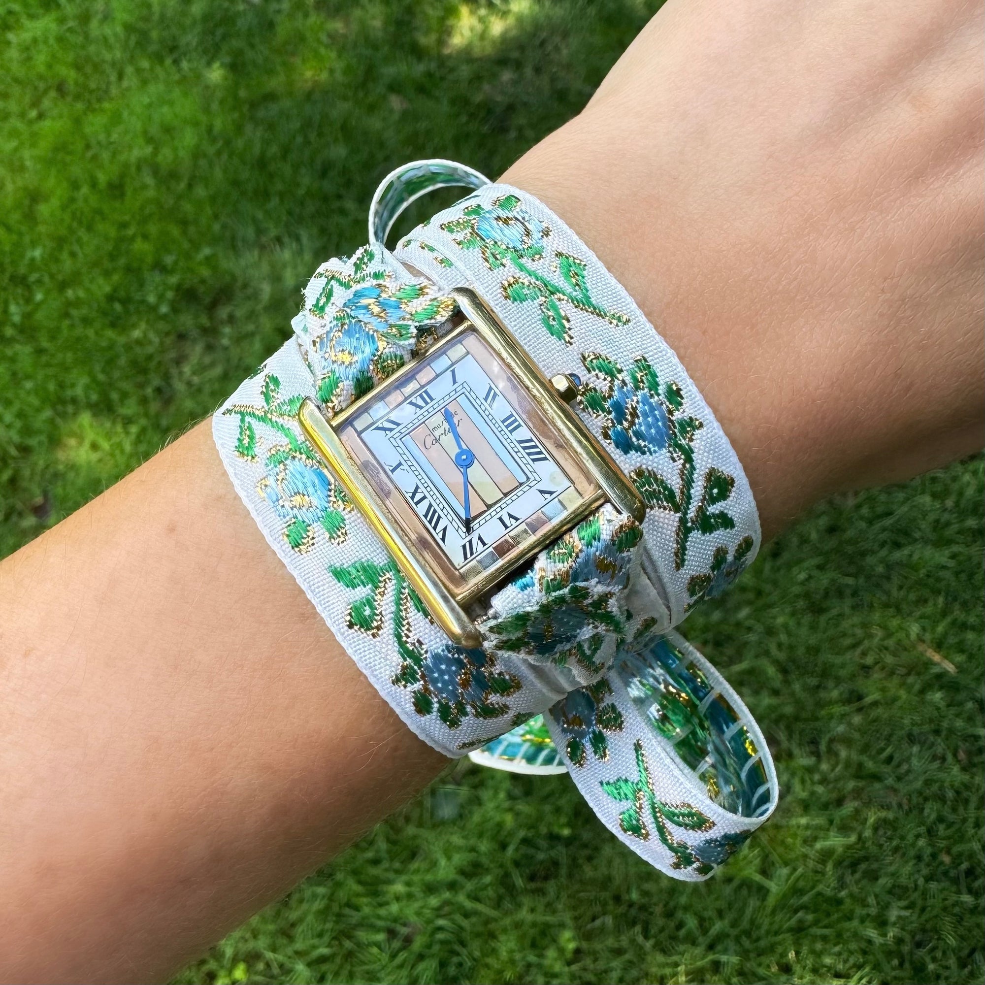 Garden Party Vintage Wrap Watch