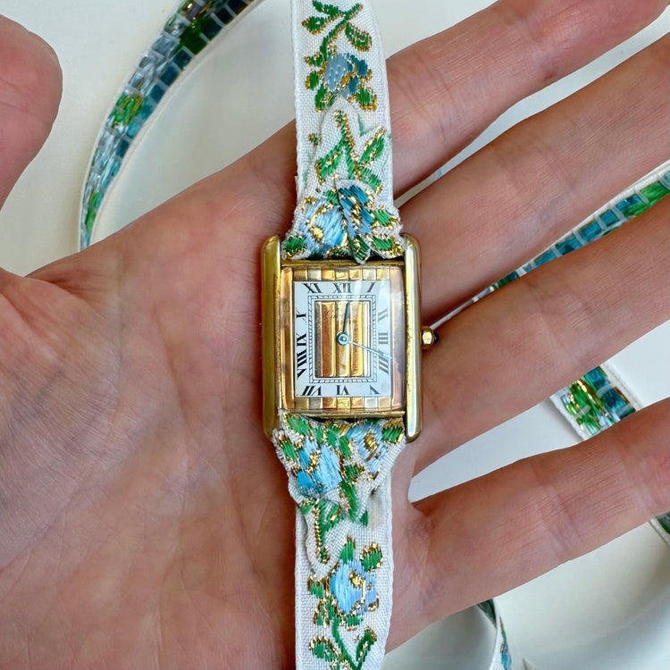 Garden Party Vintage Wrap Watch