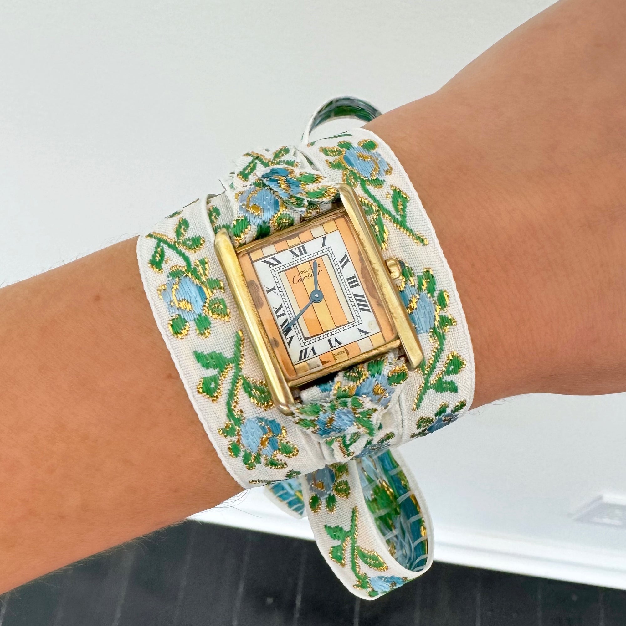 Garden Party Vintage Wrap Watch