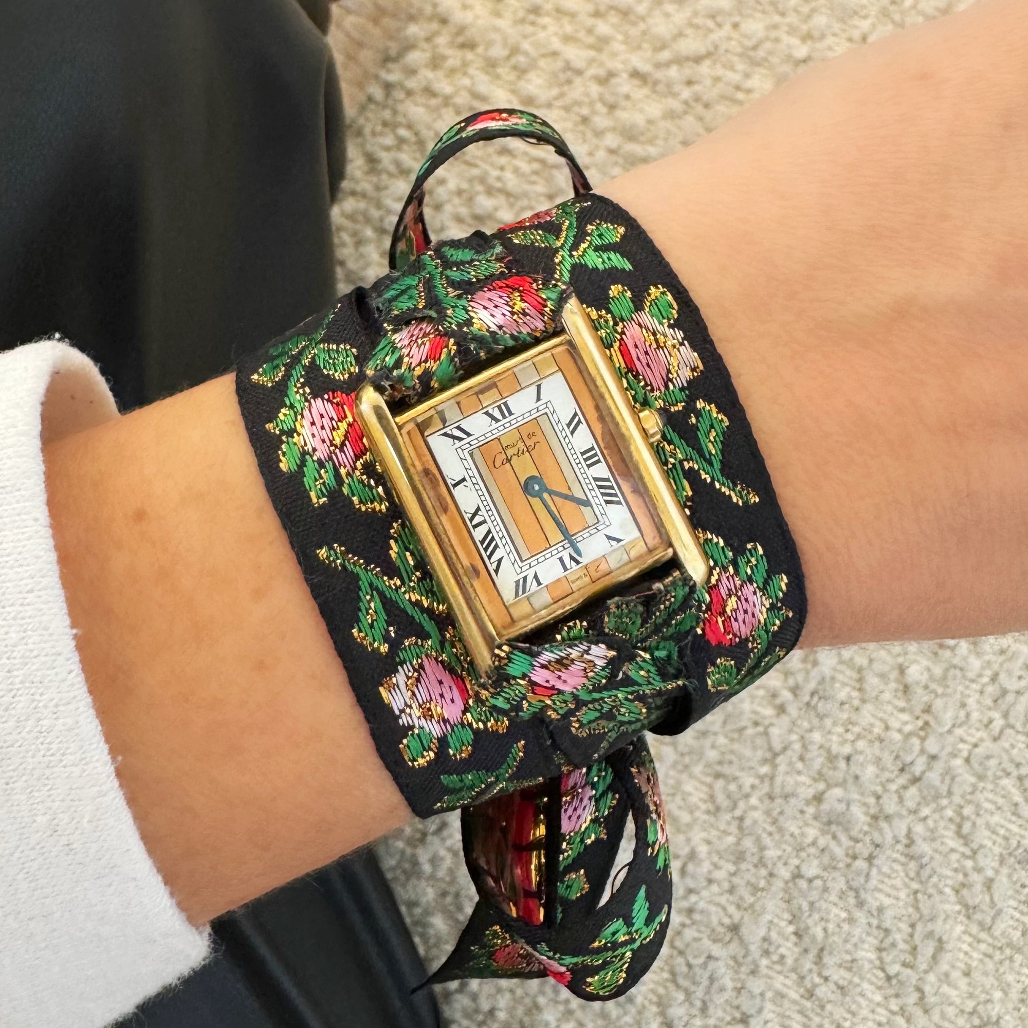 Garden Party Vintage Wrap Watch