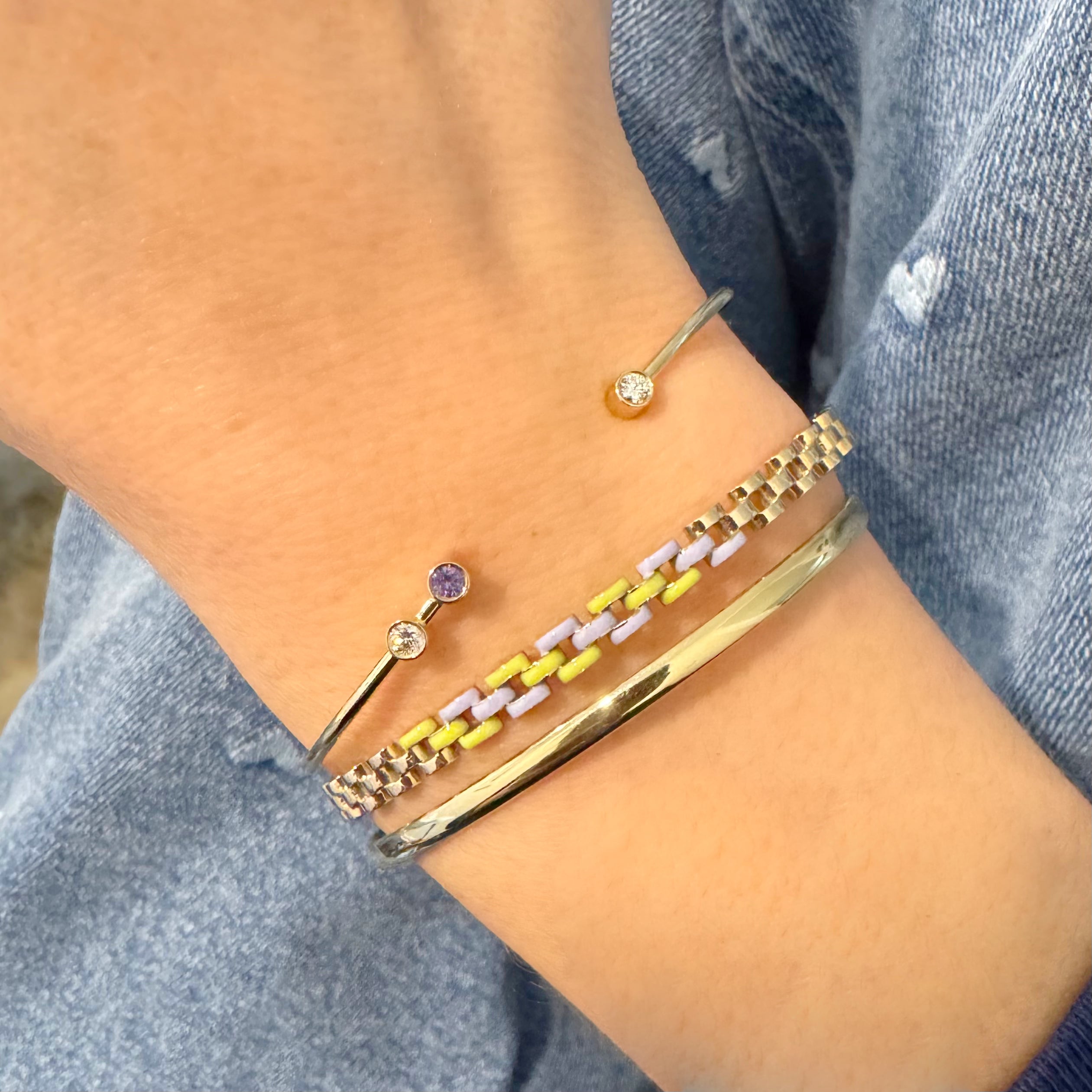 Galaxy Birthstone Cuff