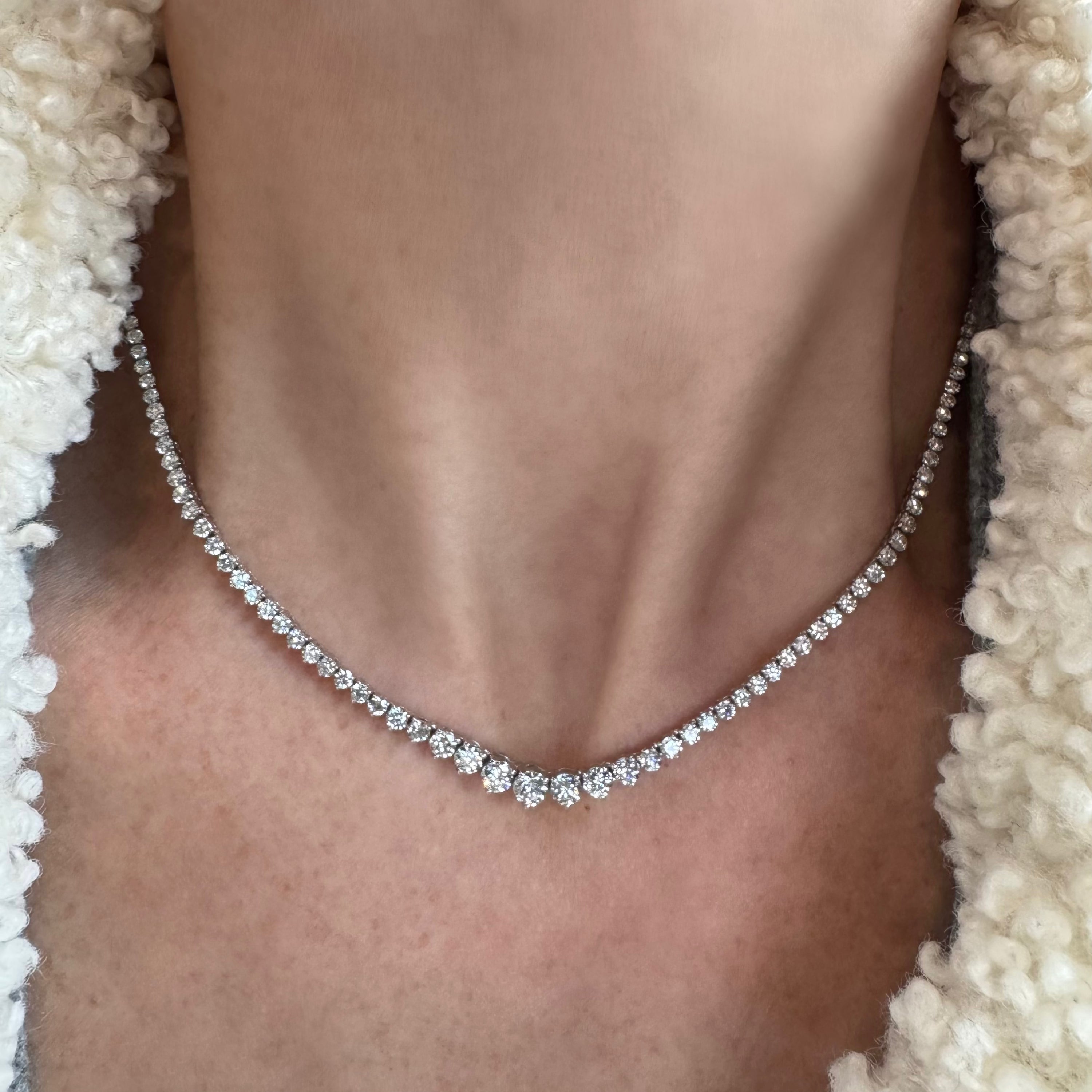 Diamond Energy Graduated Necklace