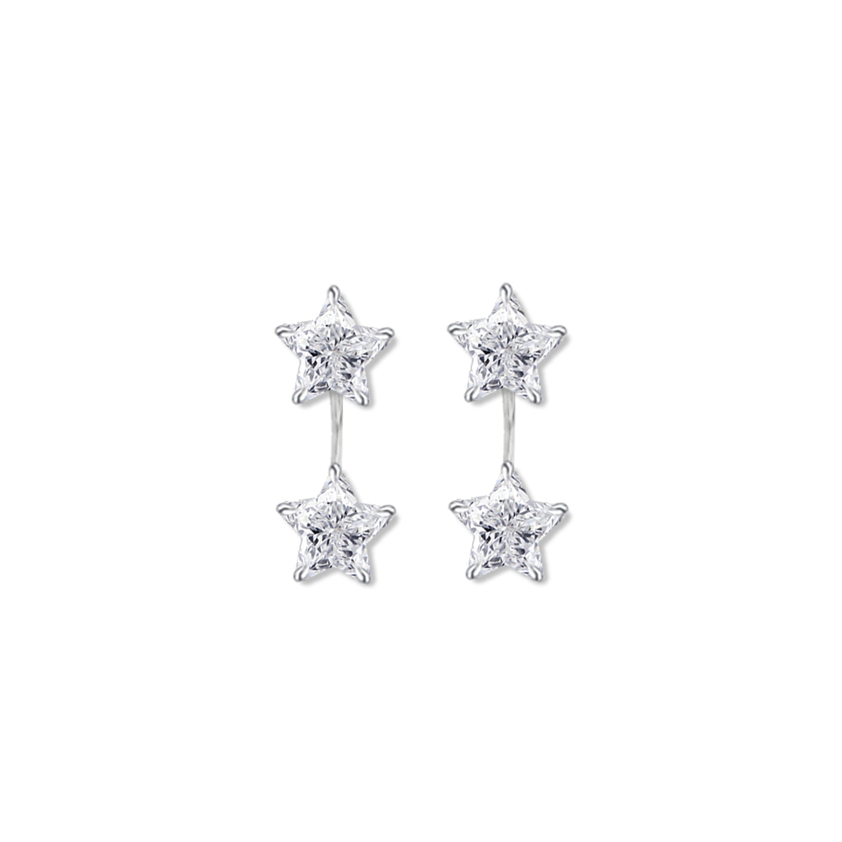 Diamond Wishing Star Studs