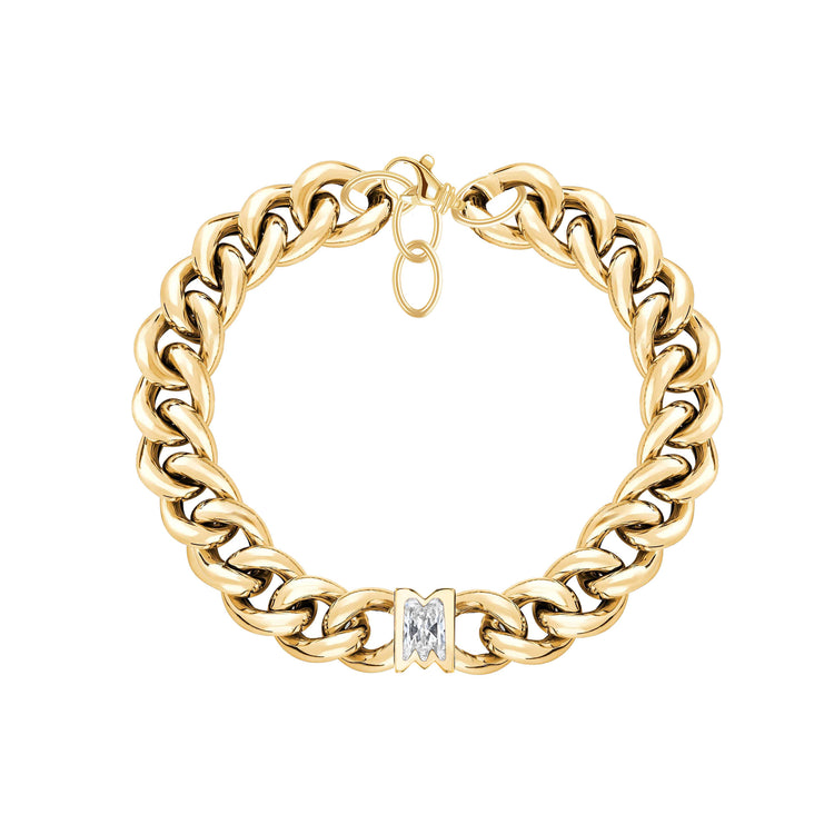 Alphabet Diamond Power Bracelet