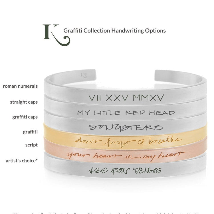 Skinny Graffiti Ring