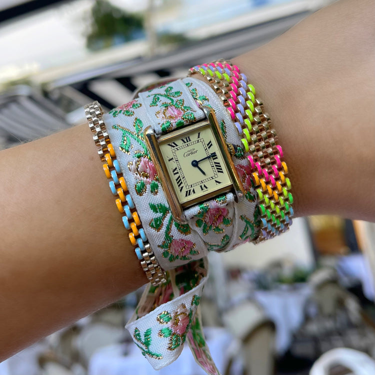 Garden Party Vintage Wrap Watch